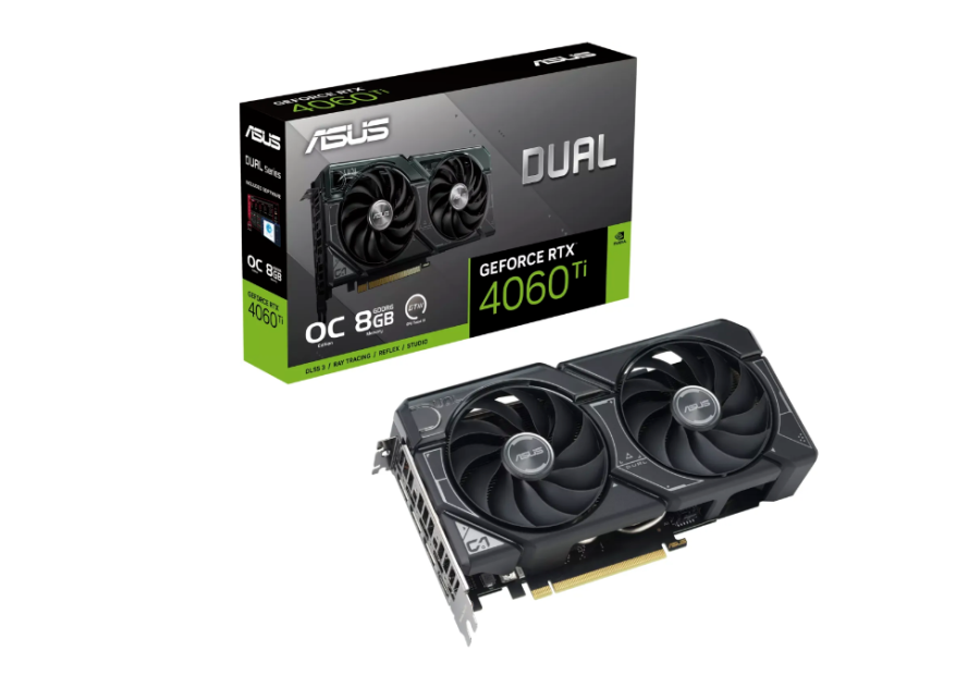 ASUS EVO OC 8Gb NVIDIA GeForce RTX 4060 Ti (DUAL-RTX4060TI-O8G-EVO)