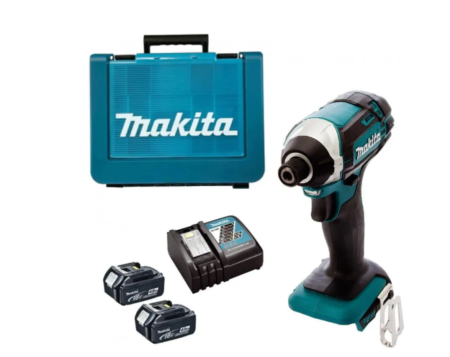 Makita DTD152RME, 4Ач, с двумя аккумуляторами