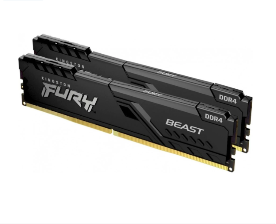 Kingston Fury Beast Black 64Gb DDR4 3600MHz (2x32Gb KIT) (KF436C18BBK2/64)