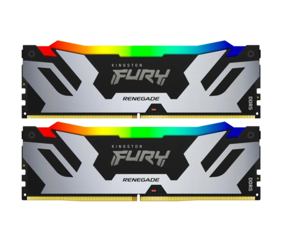 Kingston Fury Renegade Silver RGB 32Gb DDR5 7600MHz (2x16Gb KIT) (KF576C38RSAK2-32)