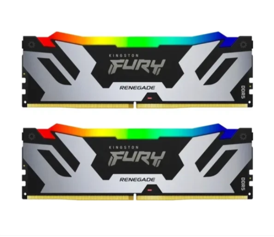 Kingston Fury Renegade Silver RGB 32Gb DDR5 8000MHz (2x16Gb KIT) (KF580C38RSAK2-32)