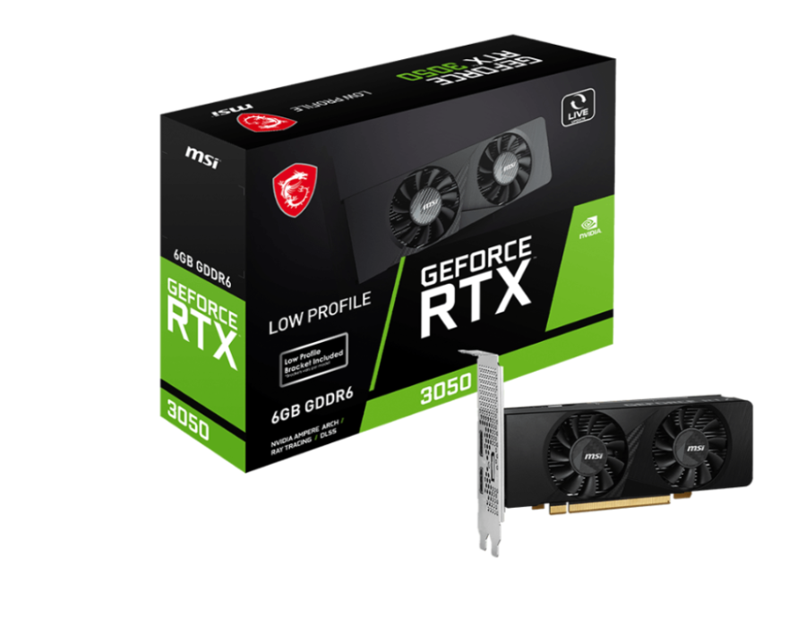 MSI 6Gb NVIDIA GeForce RTX 3050 (RTX 3050 LP 6G)