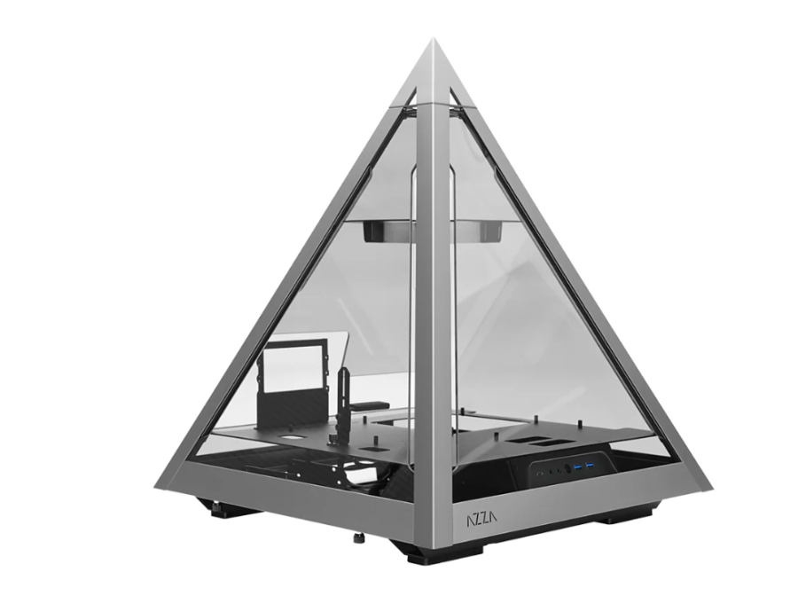 AZZA Pyramid L без БП (CSAZ-804L PYRAMID) Black/Silver