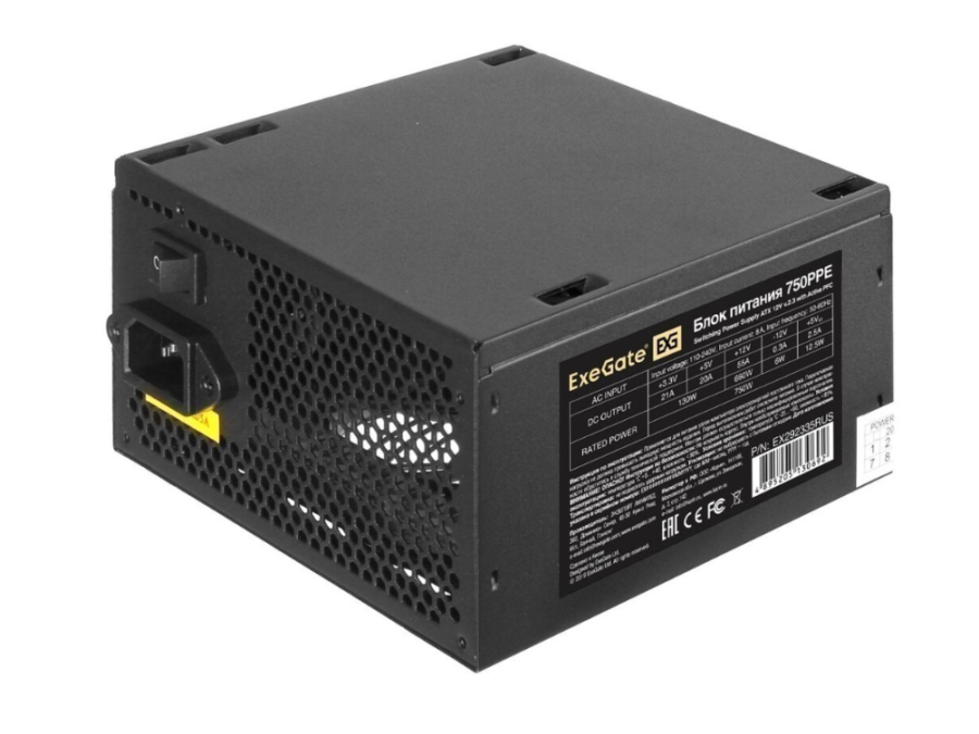 ExeGate 750PPE 750W (EX292335RUS)