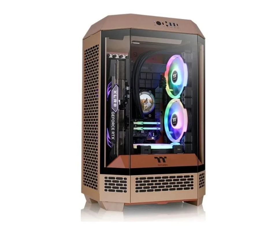Thermaltake The Tower 300, Micro-Tower, без БП (CA-1Y4-00SGWN-00) Коричневый