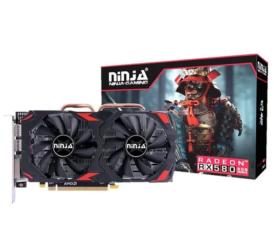 Sinotex Ninja RX580 4GB GDDR5 256-bit HDMI DPx2 2FAN RTL (AFRX58045F)
