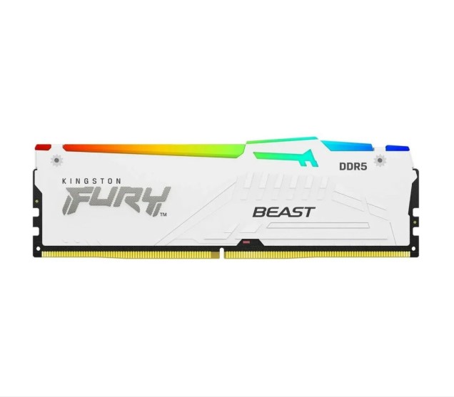 Kingston Fury Beast White RGB 32Gb DDR5 6000MHz (KF560C30BWA-32)
