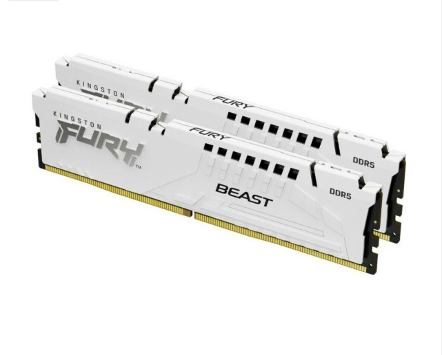 Kingston Fury Beast White 32Gb DDR5 6000MHz (2x16Gb KIT) (KF560C36BWE2K2-32)