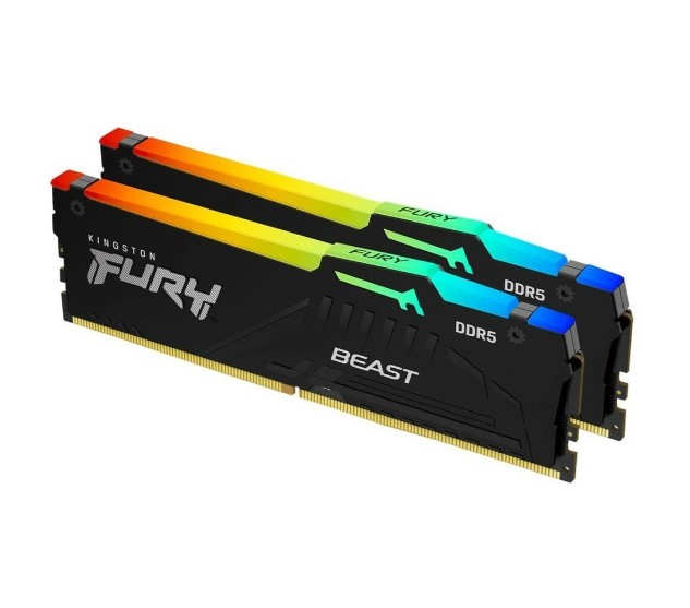 Kingston Fury Beast RGB 64Gb DDR5 5600MHz (2x32Gb KIT) (KF556C36BBEAK2-64)