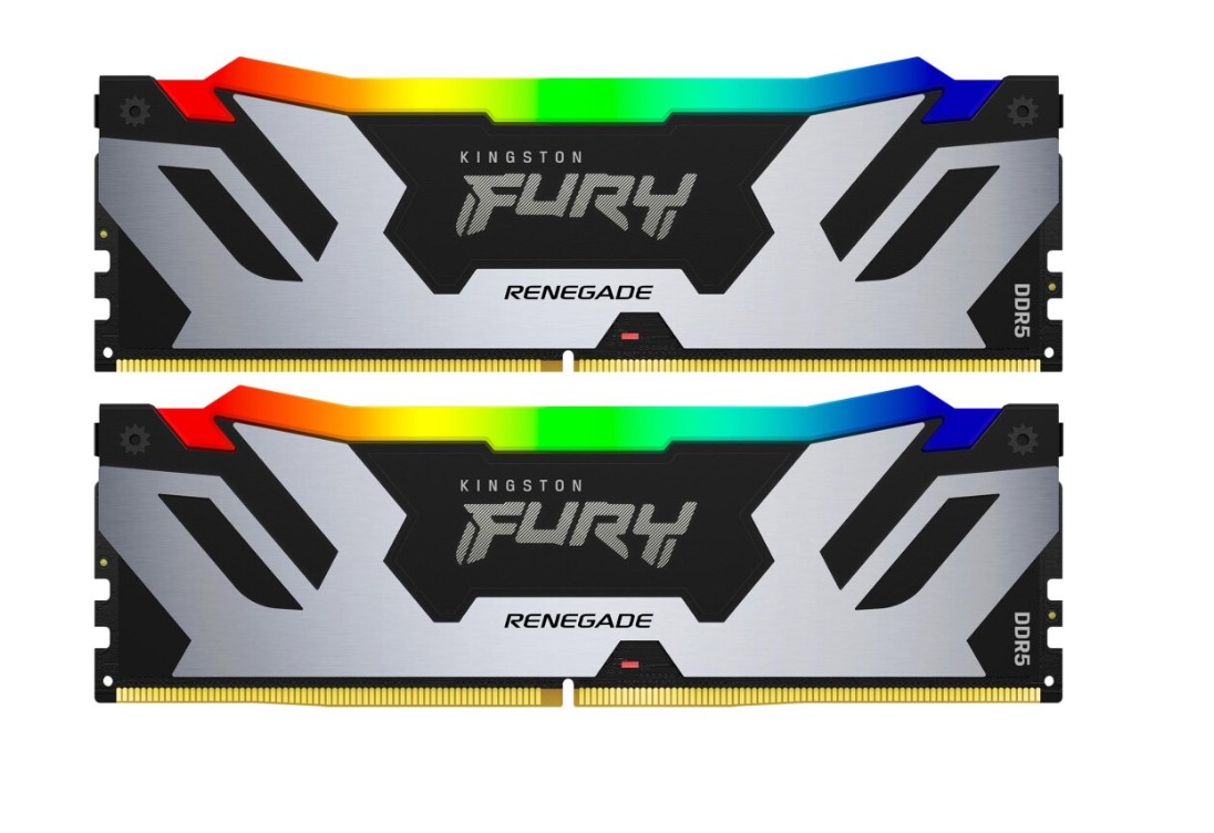 Kingston Fury Renegade Silver RGB 32Gb DDR5 7200MHz (2x16Gb KIT) (KF572C38RSAK2-32)