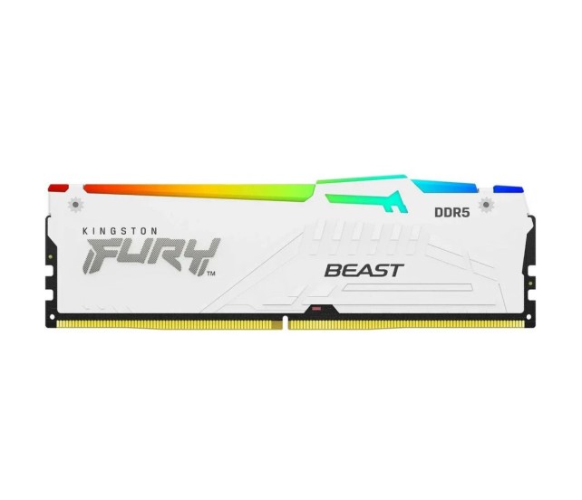 Kingston Fury Beast White RGB 16Gb DDR5 6000MHz (KF560C30BWA-16)