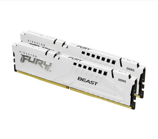 Kingston Fury Beast White 64Gb DDR5 5200MHz (2x32Gb KIT) (KF552C40BWK2-64)