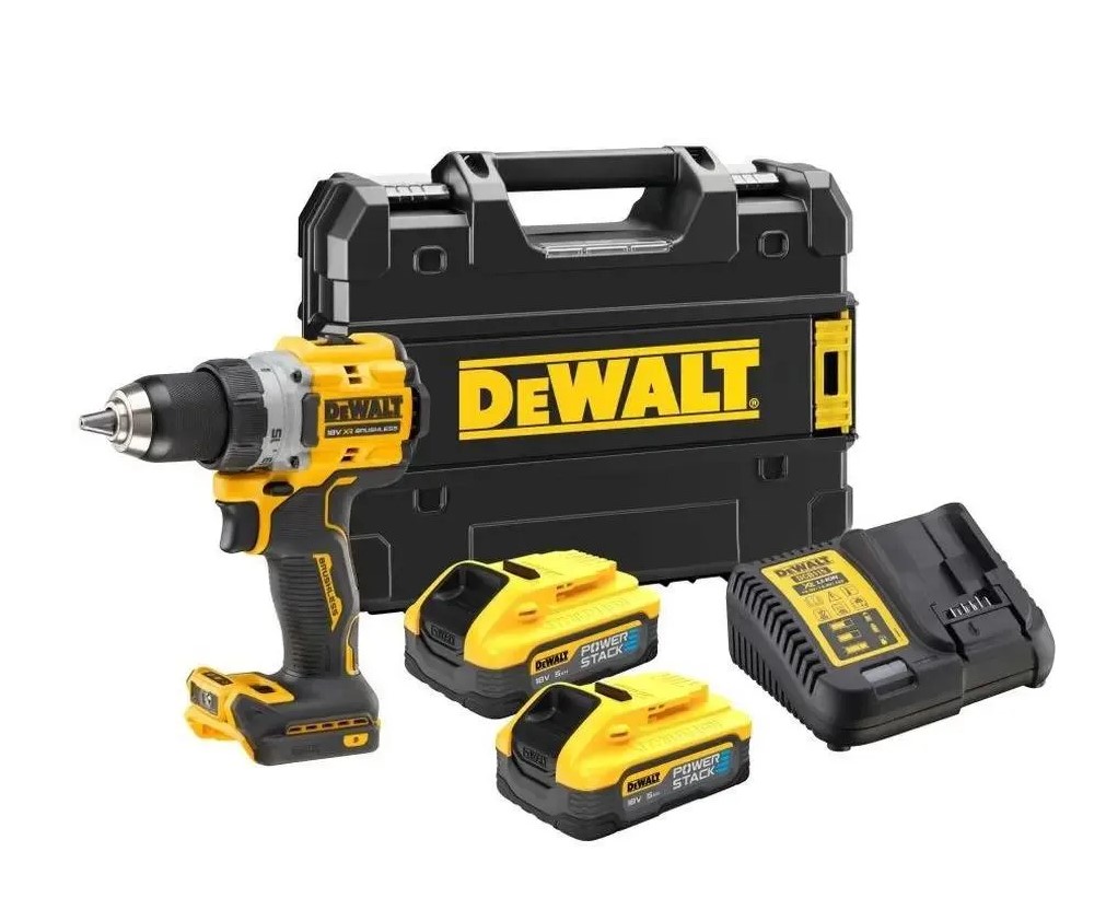 DeWALT DCD800H2T-QW, 5Ач, с двумя аккумуляторами