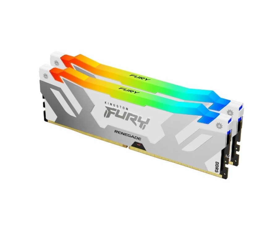 Kingston Fury Renegade White RGB 32Gb DDR5 6400MHz (2x16Gb KIT) (KF564C32RWAK2-32)
