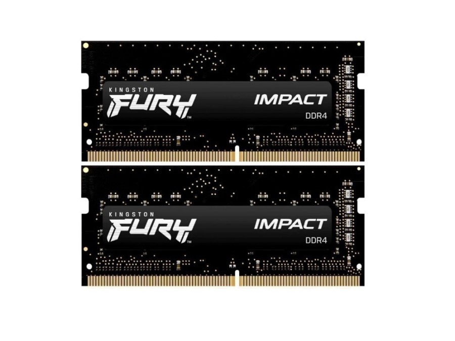 Kingston Fury Impact 32Gb DDR4 3200MHz SO-DIMM (2x16Gb KIT) (KF432S20IBK2/32)