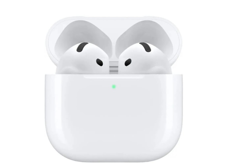 Apple A3050,A3053,A3058 AirPods 4, Bluetooth, вкладыши (MXP63LL/A) Белый