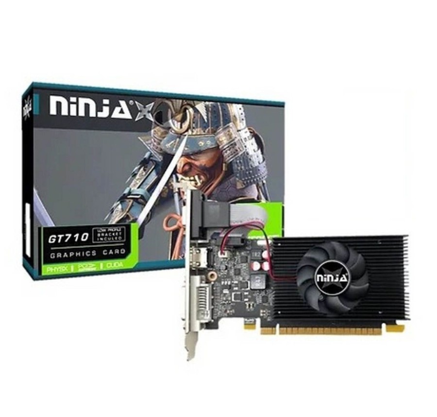 Ninja (Sinotex) GT710 4G DDR3 64BIT DVI HDMI VGA 1FAN RTL (NF71NP043F)