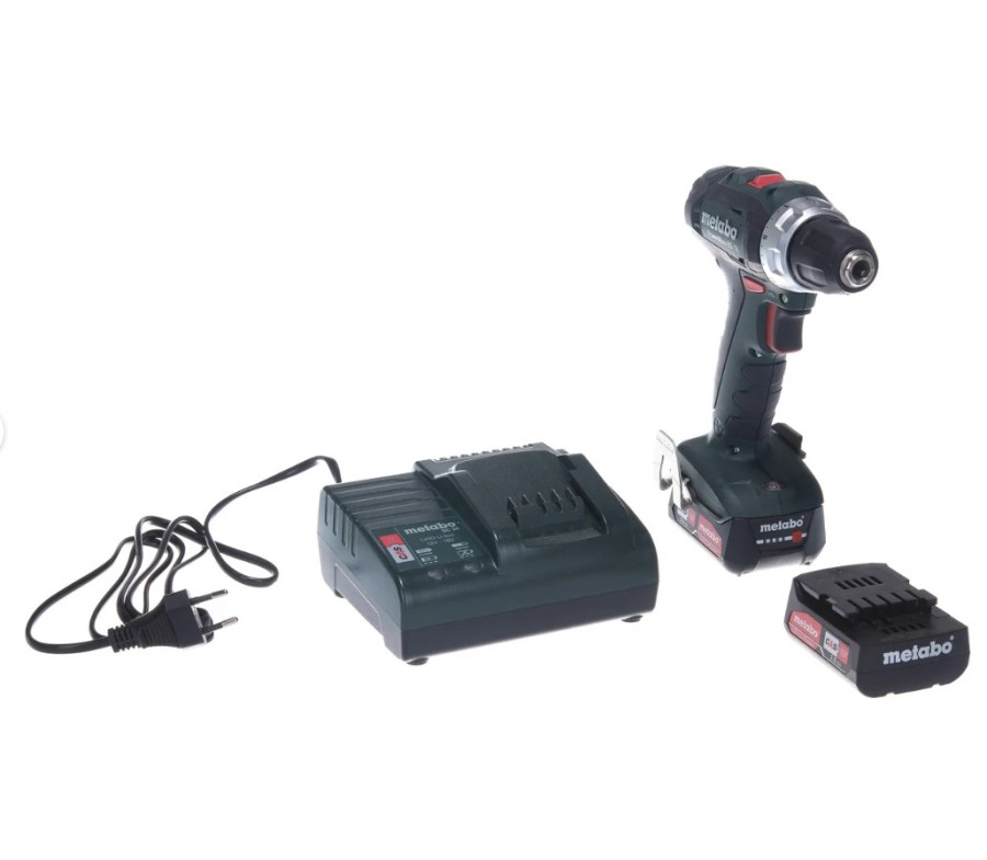 METABO PowerMaxx BS 12, 2Ач, с двумя аккумуляторами (601036500)