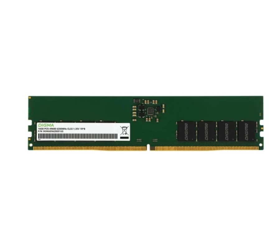 Digma 16Gb DDR5 6200MHz (DGMAD56200016S)