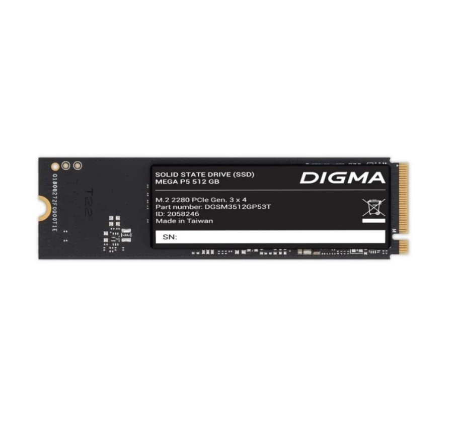Digma Mega P5 512Gb (DGSM3512GP53T)