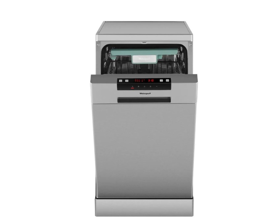 WEISSGAUFF DW 4015, узкая, напольная, 44.8см, загрузка 10 комплектов (419435)