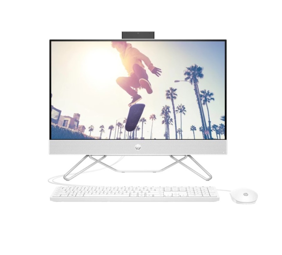 HP 24-CB1445NH (929F2EA) Intel Core i3 1215U 1200 МГц/8192 Mb/512 Gb SSD/23.8" Full HD 1920x1080/DVD нет/nVidia GeForce MX450 2048 Мб/Бeз OC (Белый)