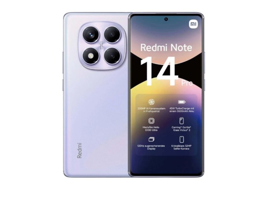 Xiaomi Redmi Note 14 Pro 4G 12/512Gb (MZB0IX6RU) Aurora Purple