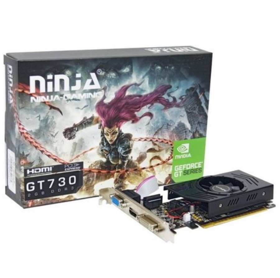 Ninja GT730 PCIE (96SP) 1GB 128BIT DDR3 DVI HDMI D-SUB (NK73NP013F)