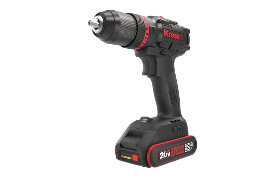 KRESS KUC30.1, 20В, 60Нм, 2Ач x2, ЗУ 2А