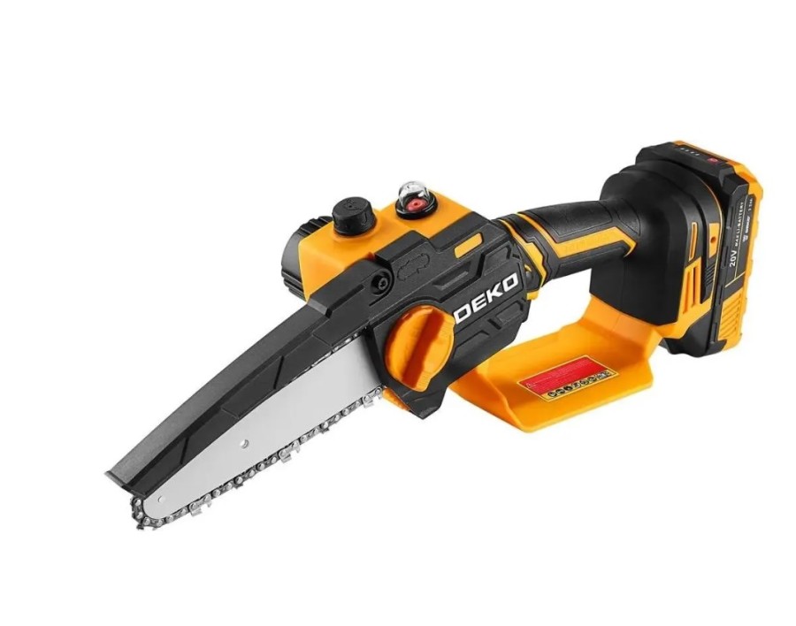 DEKO DKCHS 20-6 PRO, аккумуляторная, 20В, 2.2Ач, с двумя аккумуляторами (083-2011)