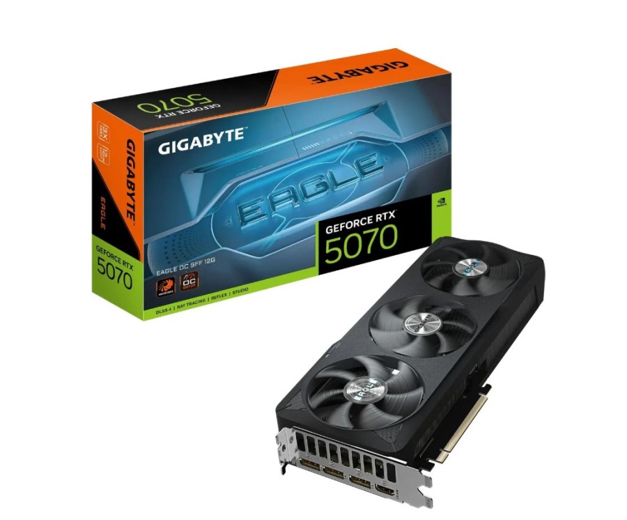 Gigabyte NVIDIA GeForce RTX 5070 12ГБ Eagle, GDDR7, OC, Ret (GV-N5070EAGLE OC-12GD 1.0)