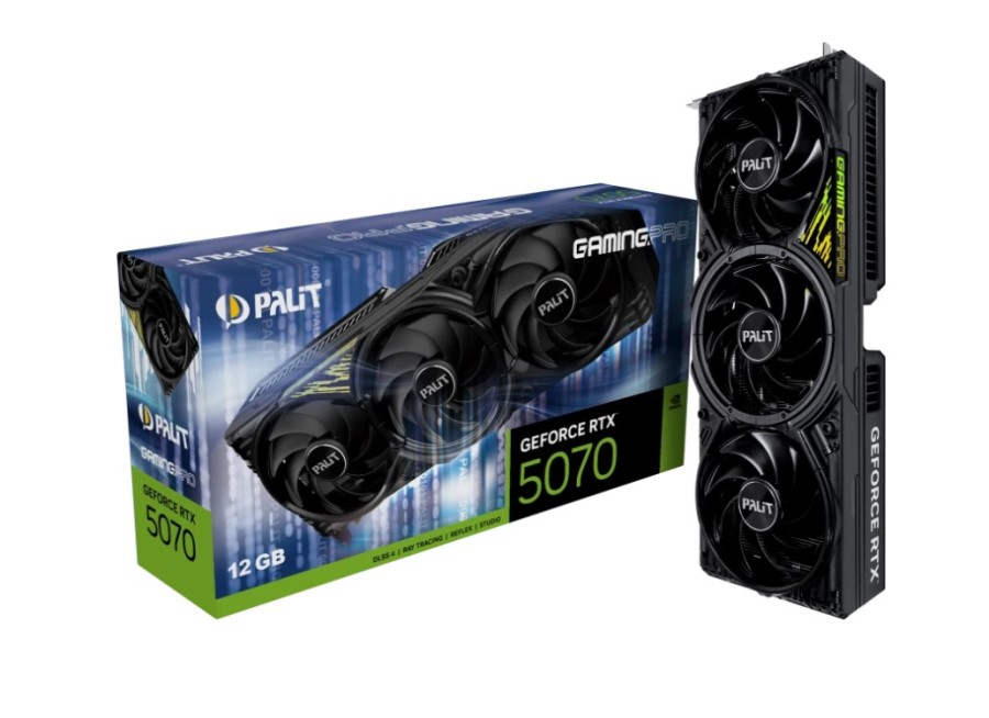 Palit GamingPro 12Gb NVIDIA GeForce RTX 5070 (NE75070019K9-GB2050A)
