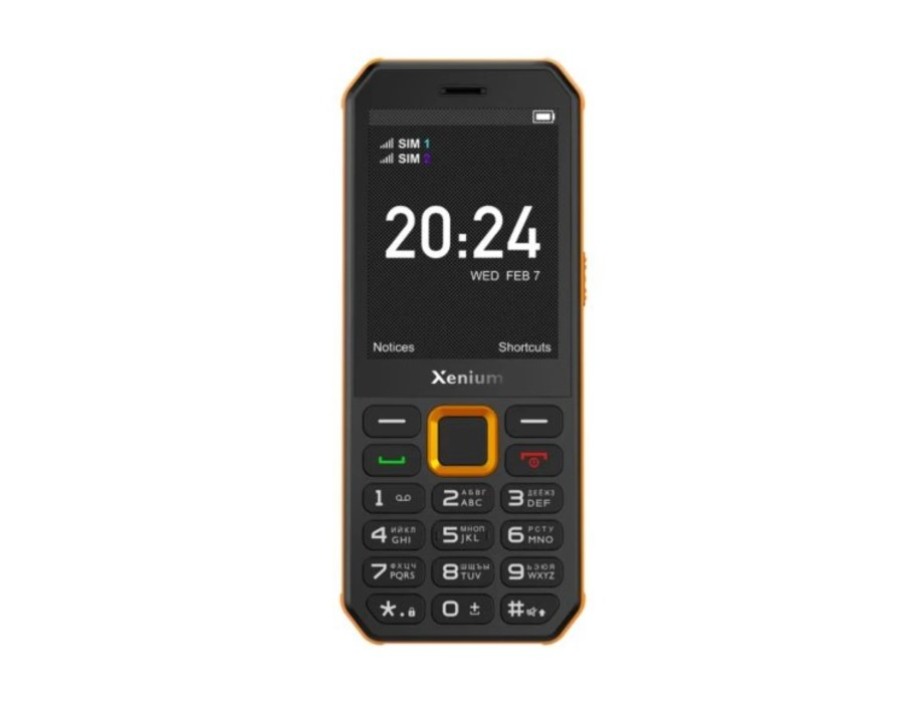 Philips Xenium X300 (CTX300OB/00) Black/Orange