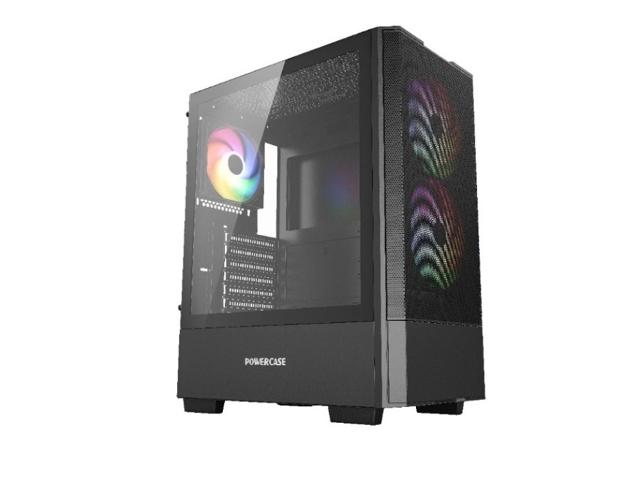 Powercase Mistral AY3B ARGB (CMAYB-A3) Black