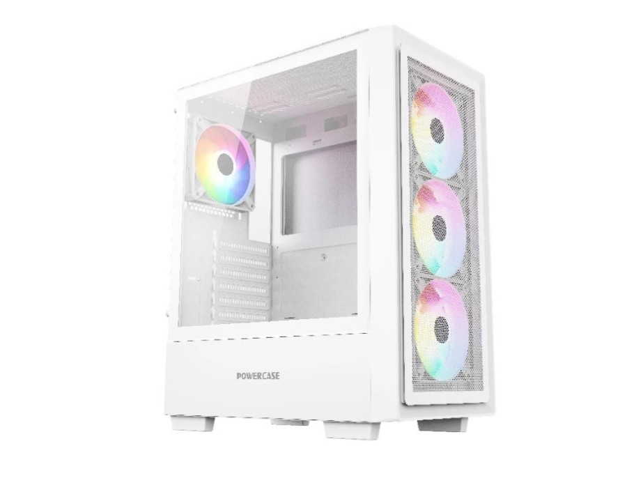 Powercase Mistral AY4W ARGB (CMAYW-A4) White