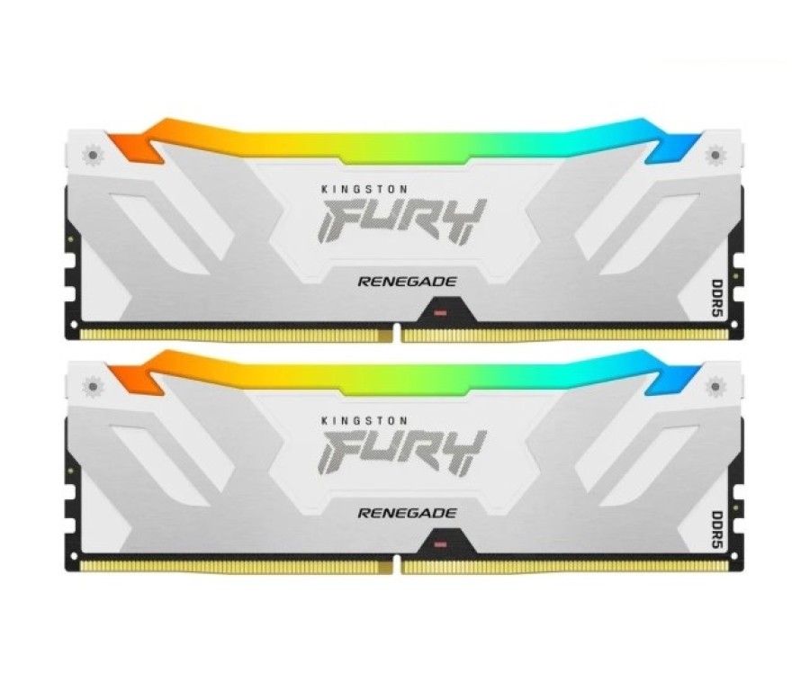 Kingston Fury Renegade White RGB 64Gb DDR5 6400MHz (2x32Gb KIT) (KF564C32RWAK2-64)