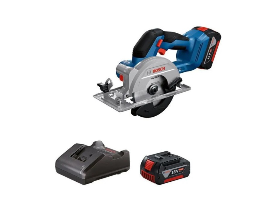 Bosch GKS 18V-51, 2x4.0 Ач (06019M3122)