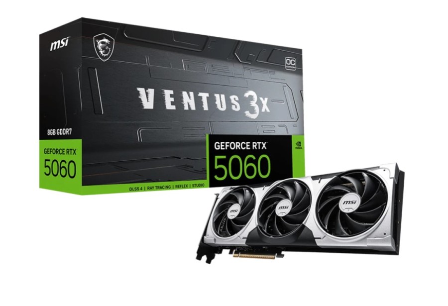 MSI OC 8Gb NVIDIA GeForce RTX 5060 (RTX 5060 8G VENTUS 3X OC)