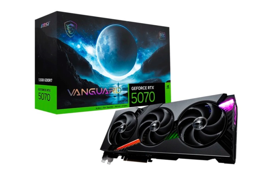 MSI OC 12Gb NVIDIA GeForce RTX 5070 (RTX 5070 12G VANGUARD SOC)