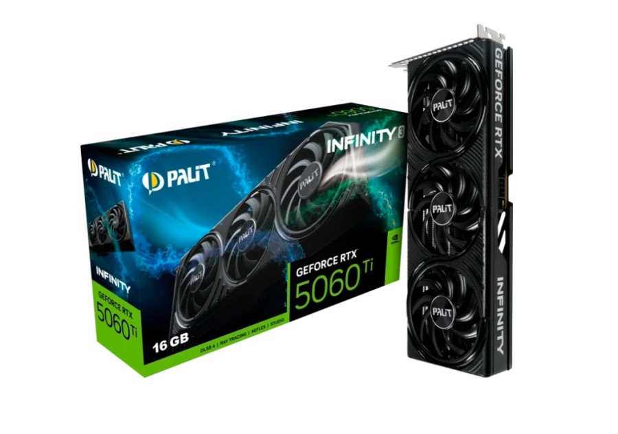 Palit Infinity 3 16Gb NVIDIA GeForce RTX 5060 Ti (NE7506T019T1-GB2061S)