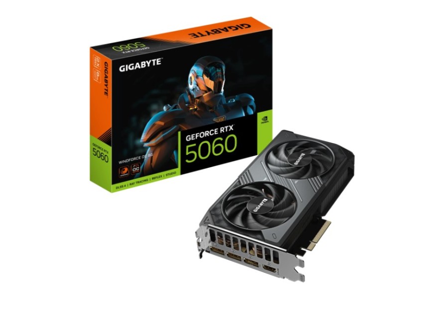 Gigabyte WINDFORCE OC 8Gb NVIDIA GeForce RTX 5060 (GV-N5060WF2OC-8GD)