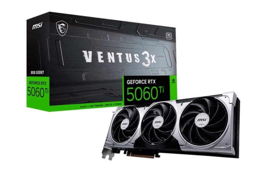 MSI OC 8Gb NVIDIA GeForce RTX 5060 Ti (RTX 5060 TI 8G VENTUS 3X OC)