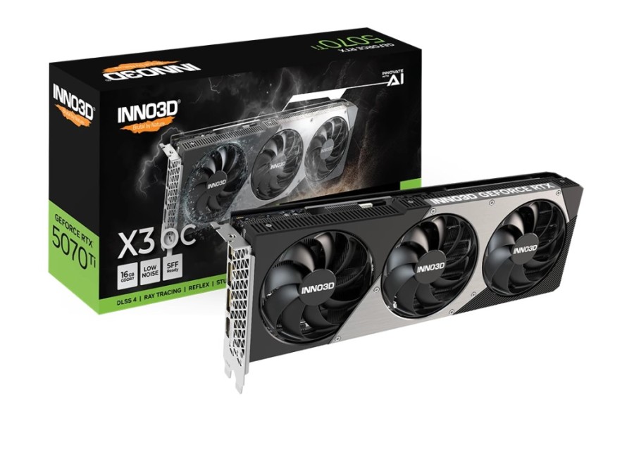 INNO3D X3 OC 16Gb NVIDIA GeForce RTX 5070 Ti (N507T3-16D7X-176068N)