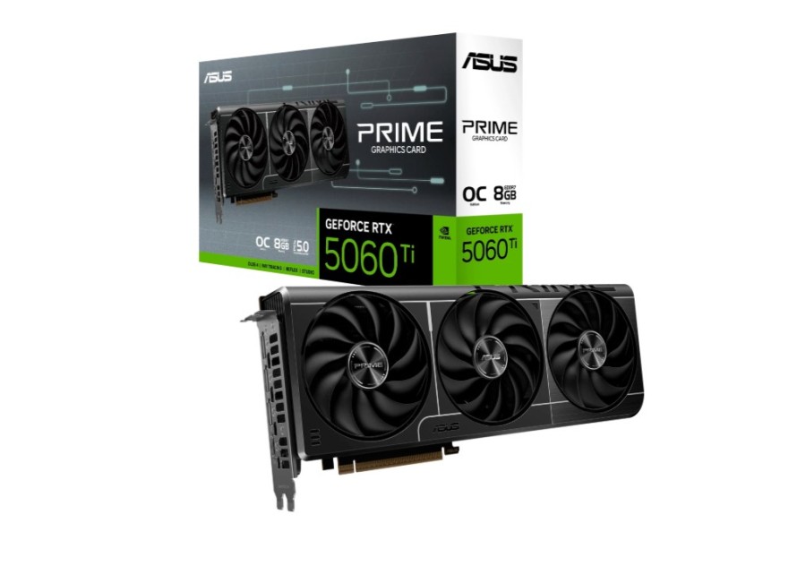 ASUS PRIME OC 8Gb NVIDIA GeForce RTX 5060 Ti (PRIME-RTX5060TI-O8G)