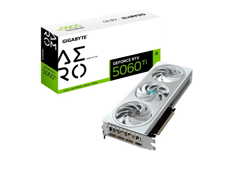 Gigabyte AERO OC 8Gb NVIDIA GeForce RTX 5060 Ti (GV-N506TAERO OC-8GD)