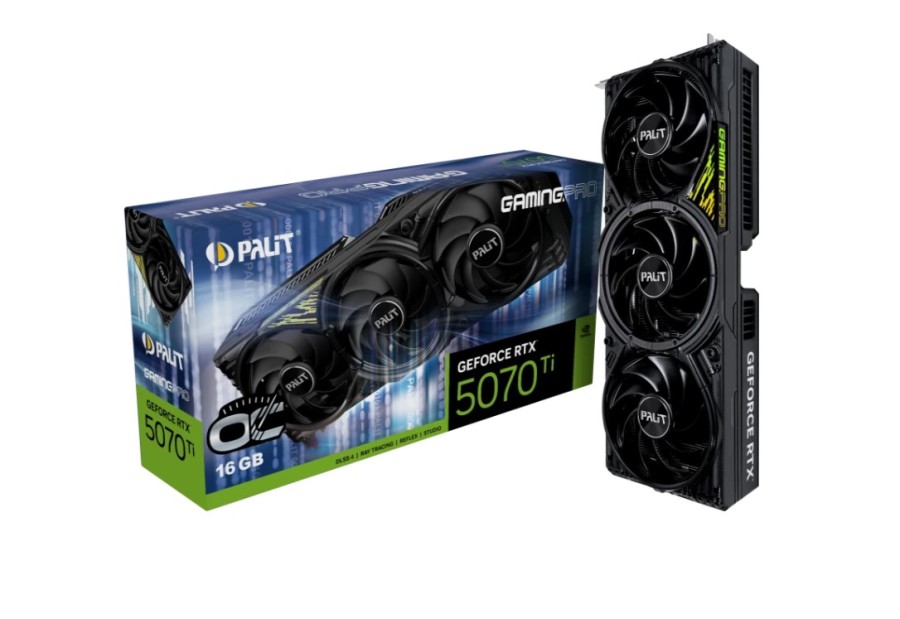 Palit GamingPro OC 16Gb NVIDIA GeForce RTX 5070 Ti (NE7507TS19T2-GB2031A)