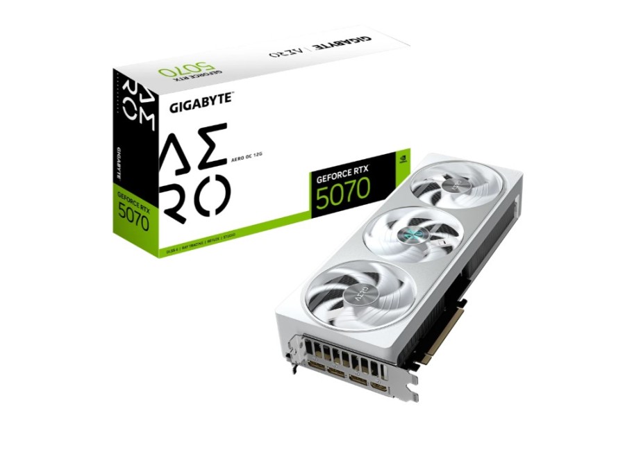 Gigabyte AERO OC 12Gb NVIDIA GeForce RTX 5070 (GV-N5070AERO OC-12GD)