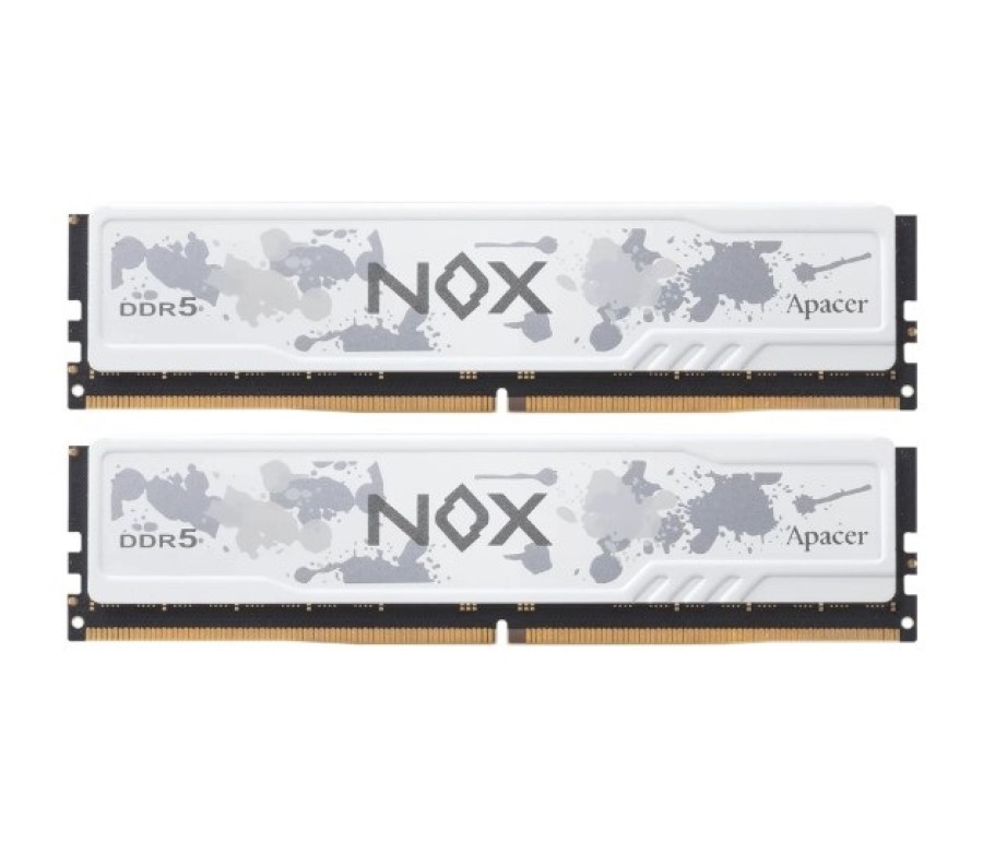 Apacer NOX White 32Gb DDR5 6400MHz (2x16Gb KIT) (AH5U32G64C652MWAA-2)