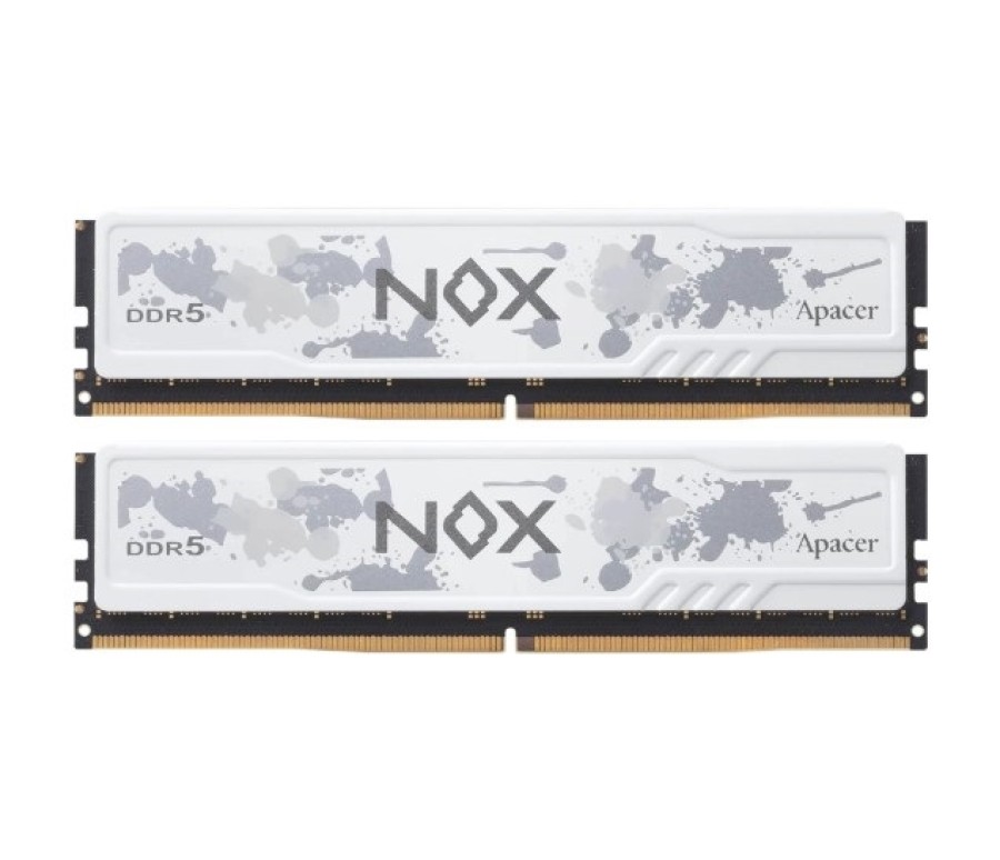 Apacer NOX White 32Gb DDR5 6200MHz (2x16Gb KIT) (AH5U32G62C532MWAA-2)