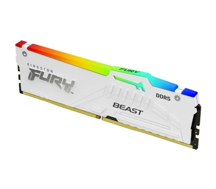 Kingston Fury Beast White RGB 16Gb DDR5 5600MHz (KF556C40BWA-16)